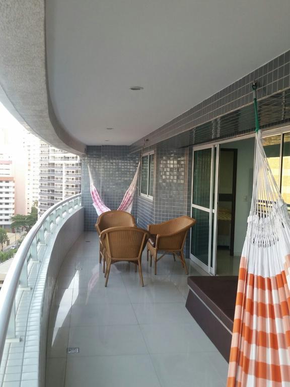 Apartamento Vista Mar 4 Suites ฟอร์ตาเลซา ภายนอก รูปภาพ